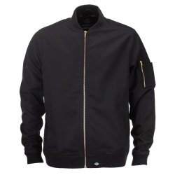 Dickies Hughson Bomber jakke sort Small