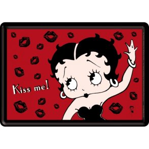 Postkort Betty Boop Kiss me