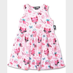 Hvid kjole med kittys