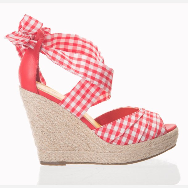 Poppie gingham sandal