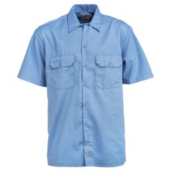 Dickies Relaxed Fit Workshirt kort�rmet Gulf blue
