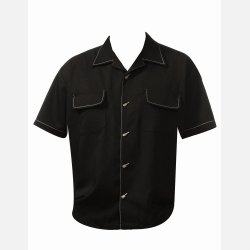 Steady Clothing skjorte med guitar knapper