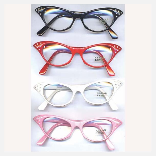Cateye grease brille