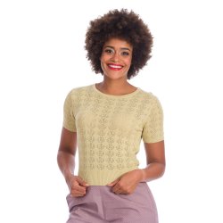 Bow Knit Jumper Lime