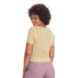 Bow Knit Jumper Lime