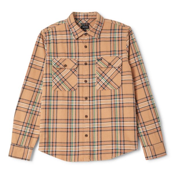 Brixton Bowery Flannel skjorte Khaki/Multi