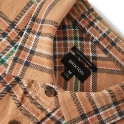 Brixton Bowery Flannel skjorte Khaki/Multi