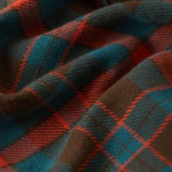 Brixton Bowery Flannel skjorte Walnut/Blue
