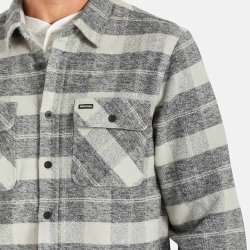 Brixton Bowery Heavy Weight Flannel charcoal