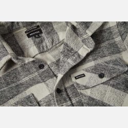 Brixton Bowery Heavy Weight Flannel charcoal