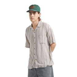 Brixton Bunker Twisted Stripe Robust Red