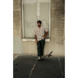 Brixton Bunker Twisted Stripe Robust Red