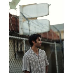 Brixton Bunker Twisted Stripe Robust Red