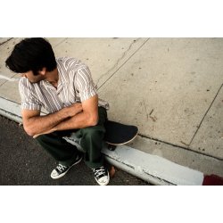 Brixton Bunker Twisted Stripe Robust Red