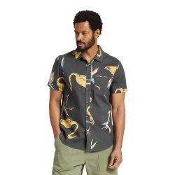 Brixton Charter Print Flamingo