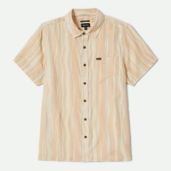 Brixton Cru Slub Stripe Hazelnut