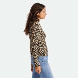 Brixton Blitz Turtleneck Leopard