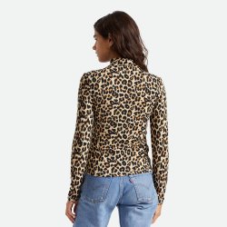 Brixton Blitz Turtleneck Leopard