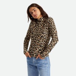 Brixton Blitz Turtleneck Leopard