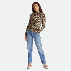 Brixton Blitz Turtleneck Leopard