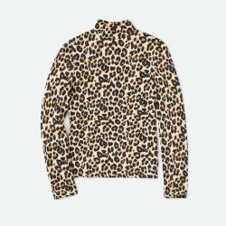 Brixton Blitz Turtleneck Leopard