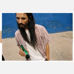 Brixton Bunker Seersucker Cranberry