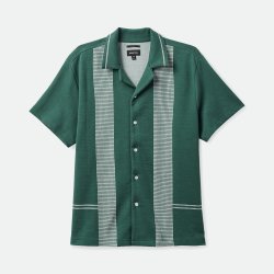 Brixton Bunker Jacquard Green