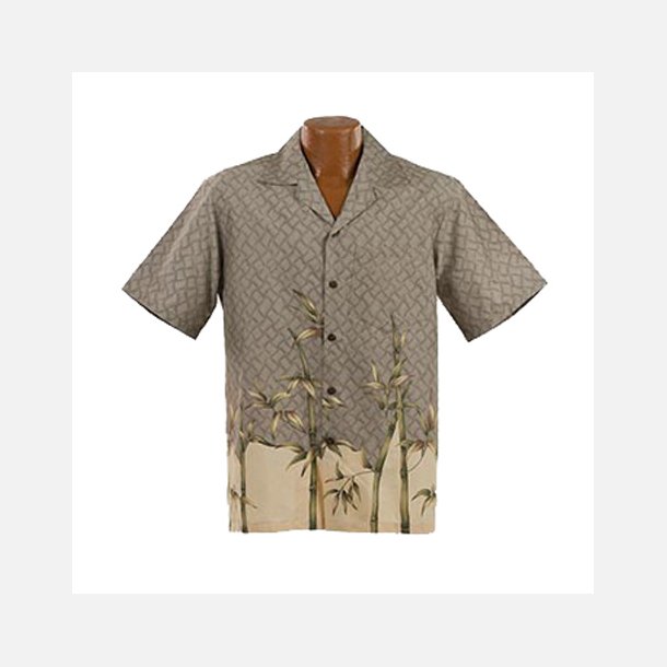 Bamboo grey Hawaii skjorte