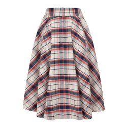 Cary Boat Checks swing nederdel 