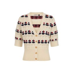 White Kitty Sail cardigan 