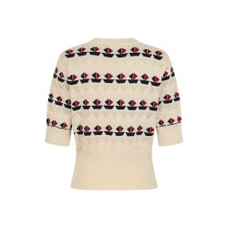 White Kitty Sail cardigan 