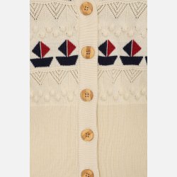 White Kitty Sail cardigan 