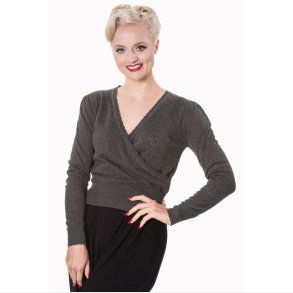 Basic Instinct top med wrap effekt gr