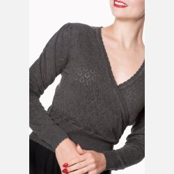 Basic Instinct top med wrap effekt gr