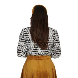 Cat Queen skjortebluse