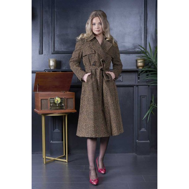 Taylor Leopard trenchcoat