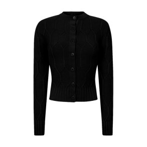 Midnight Daze Bomulds cardigan Black