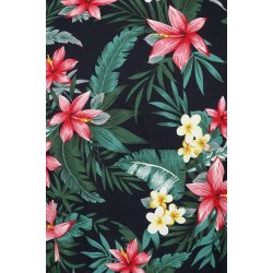 Banned Navy Kate Tropical 1950'er skjortekjole