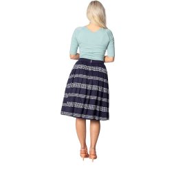Sail Away Pleats swing nederdel 