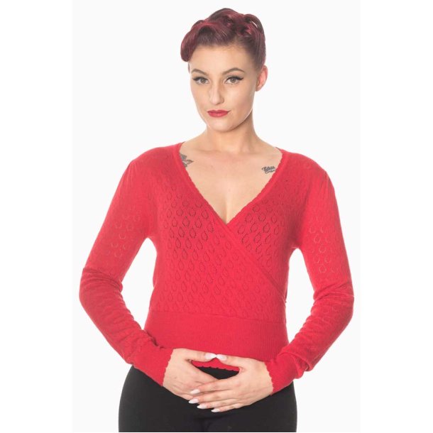 Basic Instinct top med wrap effekt r�d