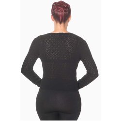 Basic Instinct top med wrap effekt sort