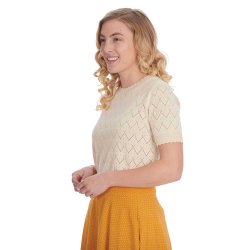 Sweet Gardina jumper i Off White