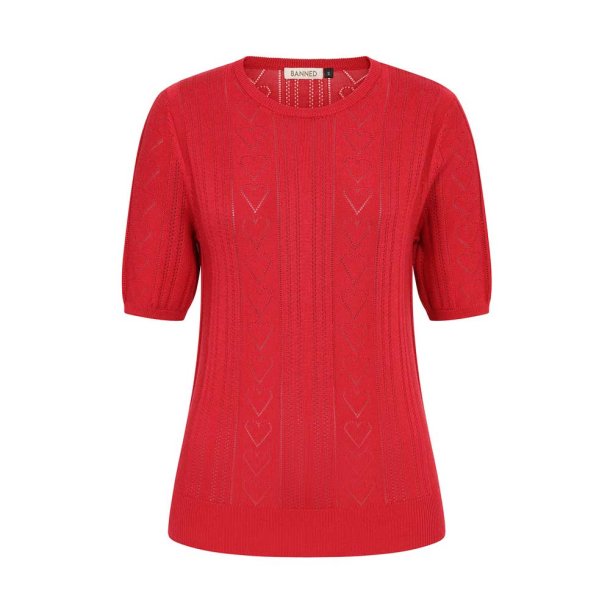 Banned Retro Ruby Heart 50er striktr�je i r�d