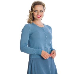 Winter Storm cardigan i lysebl