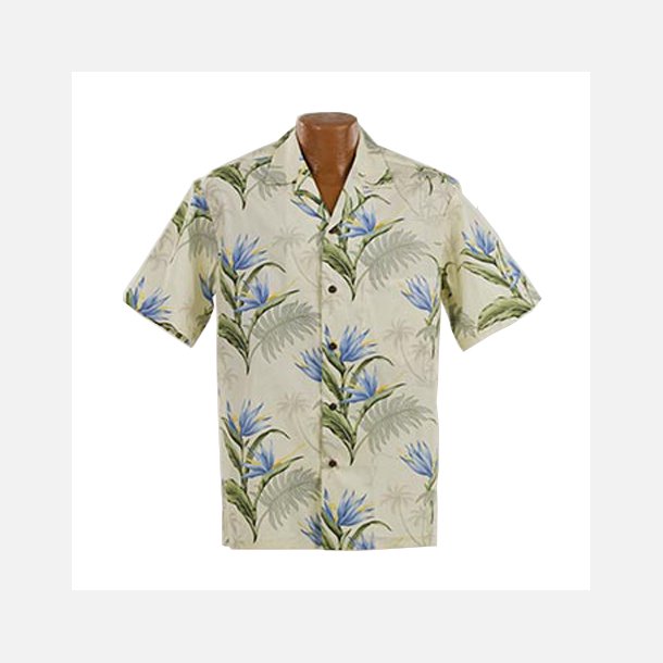 Bird of Paradise Hawaii skjorte beige - - mænd - Rockahula