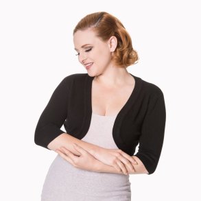 Hudson klassisk sort bolero