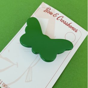 Penelope Green sommerfugl broche