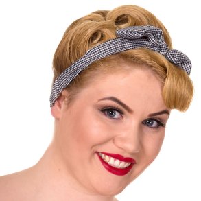 Brazen Hrbnd sort og hvid gingham