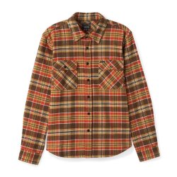 Brixton Bowery Heavy Weight Flannel Desert Palm
