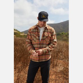 Brixton Bowery Heavy Weight Flannel Desert Palm